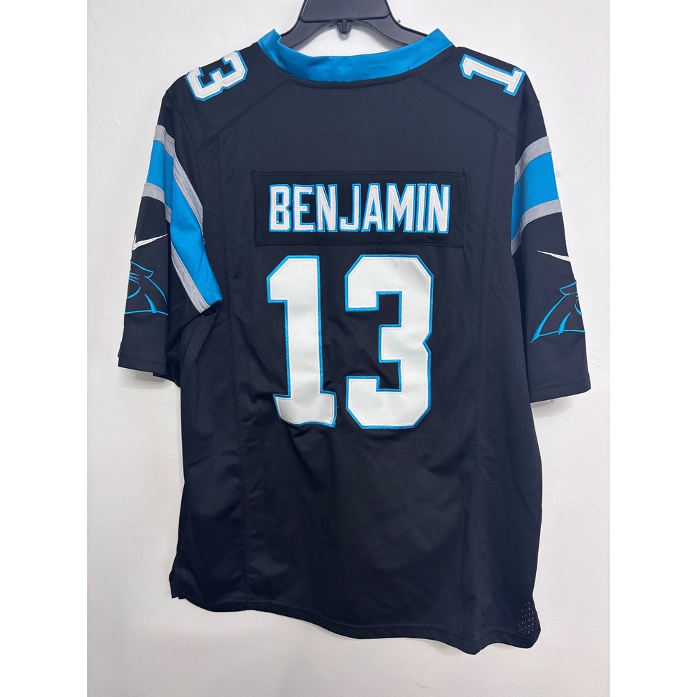 Nike Carolina Panthers Kelvin Benjamin 13 NFL Jersey Mens Medium Black Blue